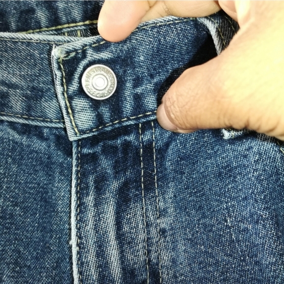 Levi's Dry Goods Two Horse Cropped  Jeans Size 8 - Picture 5 of 16